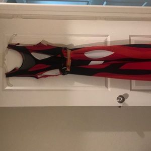 XOXO Black white and red large dress